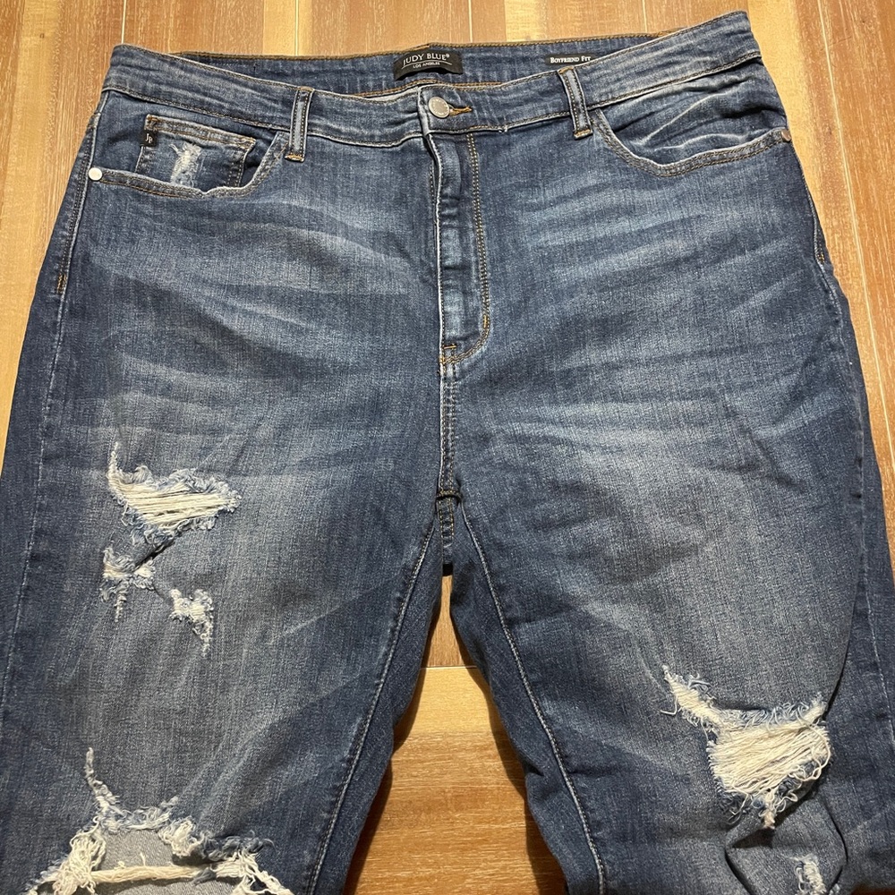 Judy Blue Dark Wash Boyfriend fit Jeans